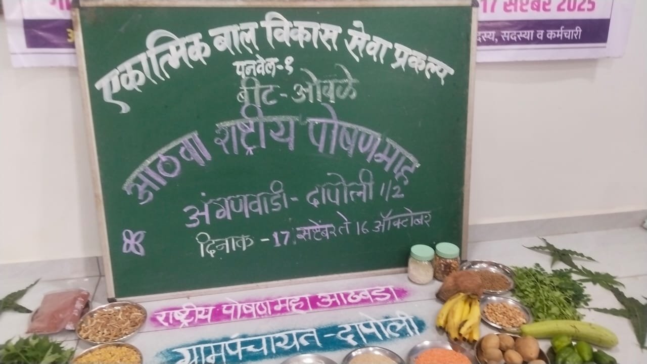 आरोग्य व पोषण विषयक जनजागृती उपक्रम